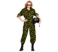 Widmann Fighter Jet Pilot (Overalls, Belt) (M) Camouflage