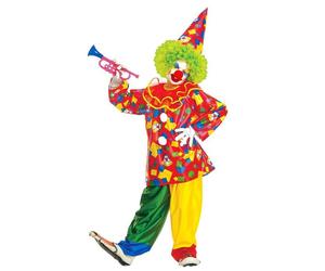 Widmann Funny Clown (Coat With Collar, Pants, Hat) (128 cm / 5-7 Years) Differen