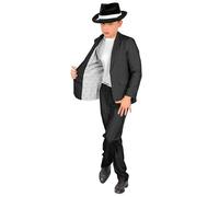Widmann Gangster Party Fashion Suit (Jacket, Pants) (158 cm / 11-13 Years) Grey