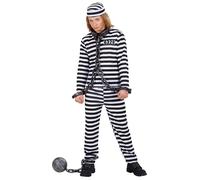Widmann Gangster Party Fashion Suit (Jacket, Pants) (164 cm / 14-16 Years) Grey