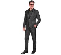 Widmann Gangster Party Fashion Suit (Jacket, Pants) (S) Grey