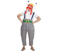 Widmann Gaulois (Maxi Pants With Braces, Belt, Helmet With Plaits, Moustache) (L