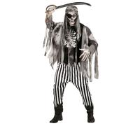 Widmann Ghost Ship Pirate (Shirt With Bone Chest, Jacket, Pants, Bandana, Eye-Pa