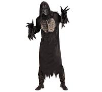 Widmann Ghoul (Hooded Robe, Gloves, Mask) (M) Black