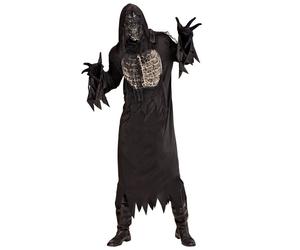 Widmann Ghoul (Hooded Robe, Gloves, Mask) (S) Black