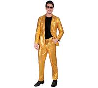Widmann Gold Party Fashion Suit (Jacket, Pants) (S) Gold