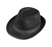 W WIDMANN MILANO Party Fashion 8677M - Sombrero Fedora, de fieltro, gangster, jefe de la mafia, Charleston, años 20, fiesta temática, carnaval