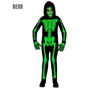 Widmann Green Skeleton (Hooded Jumpsuit) (140 cm / 8-10 Years) Green