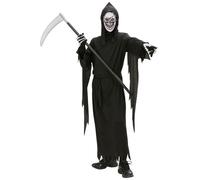 Widmann Grim Reaper (Hooded Robe) (164 cm / 14-16 Years) Black