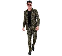 Widmann Happy New Year Party Fashion Suit (Jacket, Pants) (XL) Black