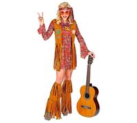 Widmann Hippie (Dress, Vest, Headband, Fringe Boot Covers) (M) Different Colors