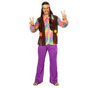 Widmann Hippie (Shirt With Vest, Pants, Headband) (M) Different Colors