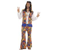 Widmann Hippie (Shirt With Vest, Pants, Headband) (XL) Different Colors