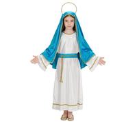 Widmann Holy Mary (Robe, Belt, Headpiece, Halo) (128 cm / 5-7 Years) White
