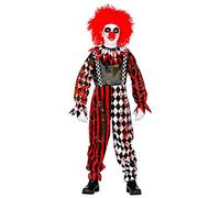 WIDMANN MILANO PARTY FASHION - Niños disfraz de payaso asesino, payaso de circo de terror, psicópata, asesino, Halloween