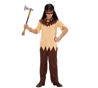 Widmann Indian Girl (Dress, Belt, Headband) (158 cm / 11-13 Years) Brown