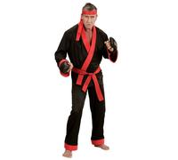 Widmann Kick Boxer (Coat, Pants, Belt, Headband, Boxing Gloves) (S) Black