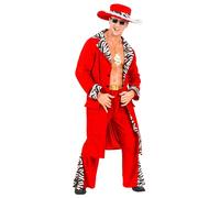 Widmann King Of Pimps Velvet (Jacket, Pants, Belt, Hat) (M) Red