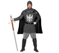Widmann Knight (Coat With Cape, Belt, Hood) (M) Grey