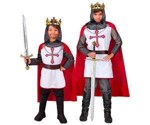 Widmann Knight Templar (Hooded Tunic, Belt, Cape) (128 cm / 5-7 Years) Different