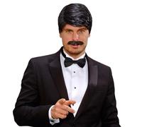 WIDMANN l9194 ? Hombre Peluca y schnäuzer Drea mhair Playboy en Caja, Negro