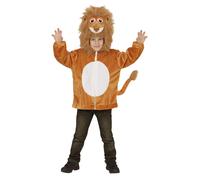Widmann Lion In Soft Plush (Hoodie With Mask) (98 cm / 1-2 Years) Brown