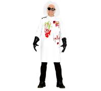Widmann Disfraz Científico Loco – Bata de laboratorio y guantes – Carnaval