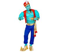 Widmann Magic Genie (Muscle Shirt, Vest, Pants, Sash, Shoe Covers, Turban) (M) D