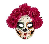 WIDMANN ? Máscara Dia de los muertos, Rose Womens, talla única, vd-wdm04785 , color/modelo surtido
