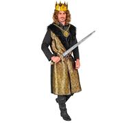 Widmann Medieval King (Coat With Vest & Medallion Necklace, Belt) (XXL) Differen