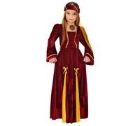 Widmann Medieval Princess (Dress, Headpiece With Veil) (140 cm / 8-10 Years) Bor