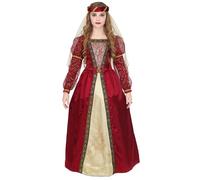 W WIDMANN MILANO Party Fashion - disfraz infantil princesa medieval, vestido, reina, damisela, disfraces de carnaval