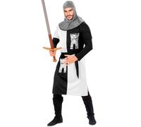 Widmann Medieval Warrior - White (Coat, Belt, Hood) (M) Different Colors