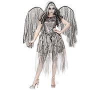 WIDMANN MILANO PARTY FASHION - disfraz angel oscuro, vestido, infierno Halloween, disfraces