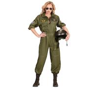 WIDMANN MILANO PARTY FASHION - Disfraz de piloto de caza, mono, traje de piloto, uniforme, disfraces