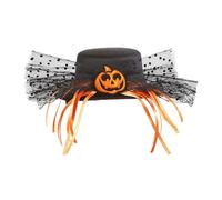 WIDMANN MILANO PARTY FASHION Kürbis Mini cilindro con calabaza, color negro, Talla única (Widmann S.r.l. VD-WDM9389P)
