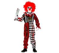 WIDMANN MILANO PARTY FASHION - Niños disfraz de payaso asesino, payaso de circo de terror, psicópata, asesino, Halloween