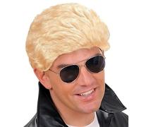 WIDMANN MILANO PARTY FASHION - Peluca Greaser, pelo sintético, peluca pelo corto, peluca pelo corto hombre, años 60, rockabilly, rock'n'roll