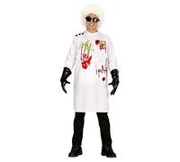 W WIDMANN MILANO Party Fashion - Disfraz Científico Loco, bata de laboratorio, guantes, científico loco, psicópata, carnaval