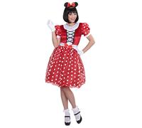 Widmann Mouse Girl (Dress, Ears) (S) Red