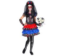 Widmann Mujer Dia De Los Muertos (Dress, Fingerless Gloves, Headpiece) (158 cm /