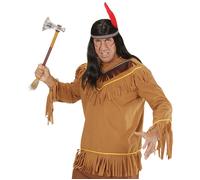 Widmann Native Indian (Coat, Headband With Feather) (XXL) Brown