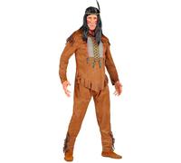 Widmann Native Indian (Coat, Pants, Headband) (M) Brown