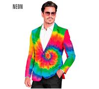 Widmann Neon Tie Dye Party Fashion Jacket (Jacket) (M) Rainbow