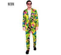 Widmann Neon Tropicana Party Fashion Suit (Jacket, Pants) (XL) Neon - Yellow