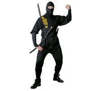 Widmann Ninja (Coat, Pants, Belt, Leg Ties, Mask) (S) Black