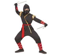 Widmann Ninja (Hooded Coat, Pants, Belt, Face Mask, Armbands, Shincovers) (116 c