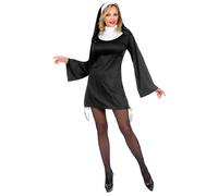 W WIDMANN MILANO Party Fashion - Disfraz de monja, vestido, cofia, monja, iglesia, disfraces de carnaval