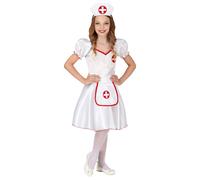 Widmann Nurse (Dress, Headpiece) (140 cm / 8-10 Years) White