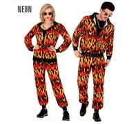 Widmann On Fire Party Fashion Tracksuit (Jacket, Pants) (M) Red